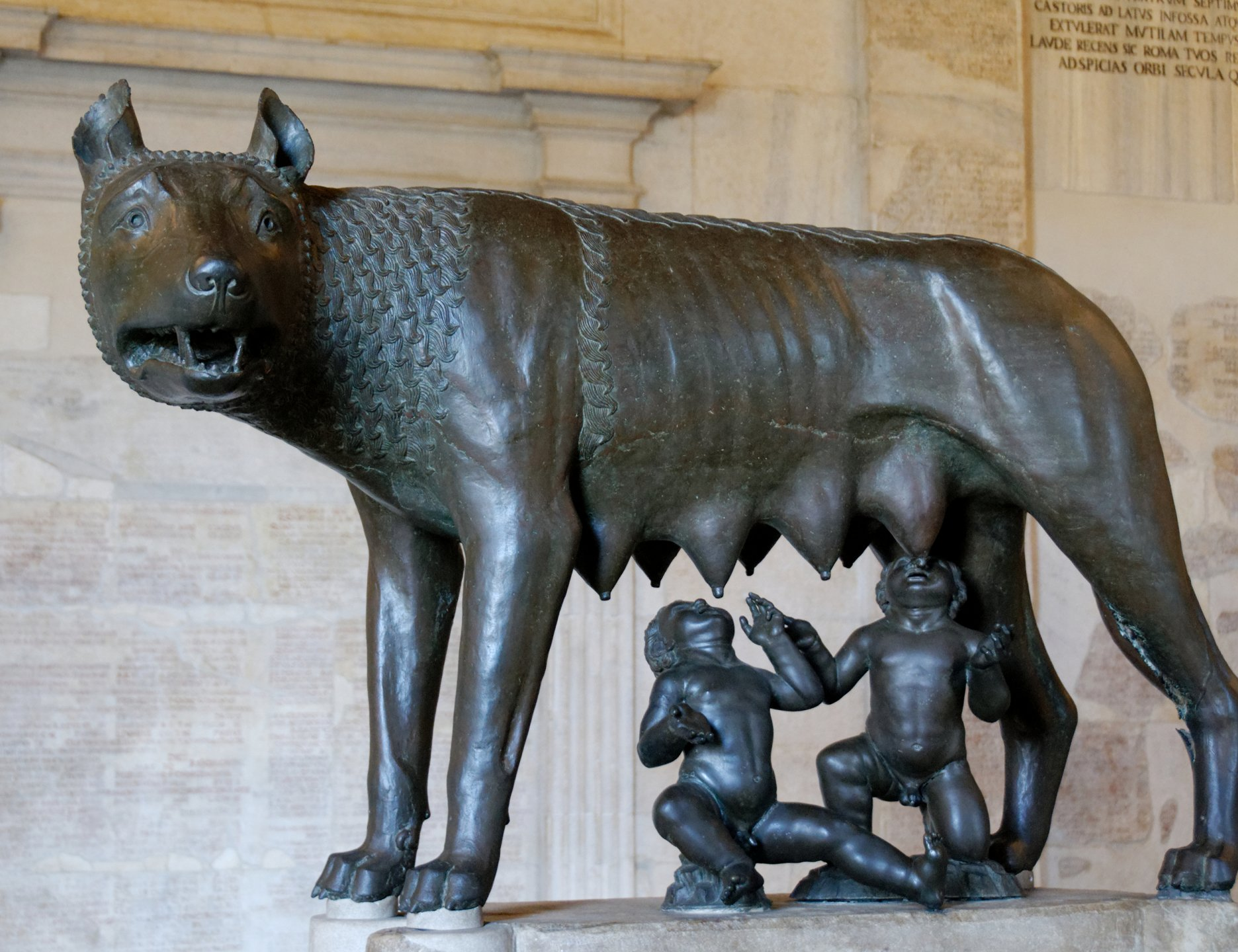 La Louve au Capitole à Rome en Italie