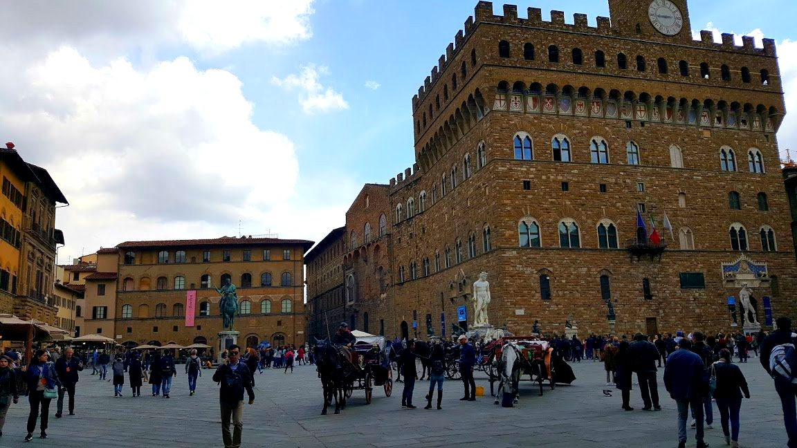 Le Palazzo vecchio à Florence en Italie
