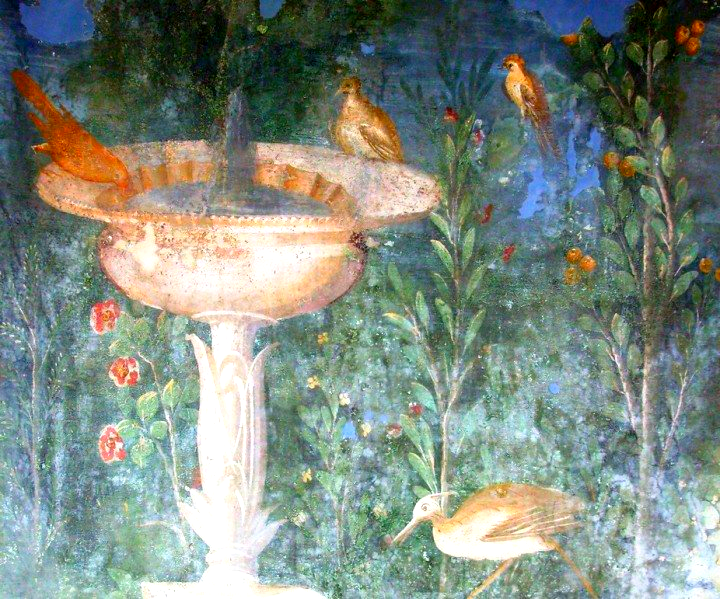 les fresques de Pompéi en Italie