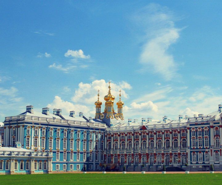 le palais Pavlosk  à Saint-Petersbourg