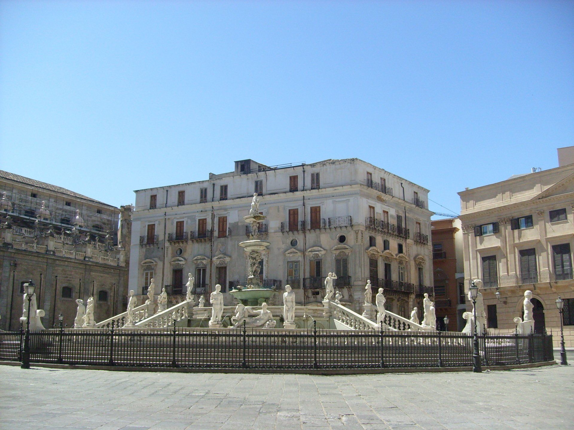 piazza della Pretoria à Palerme en Sicile