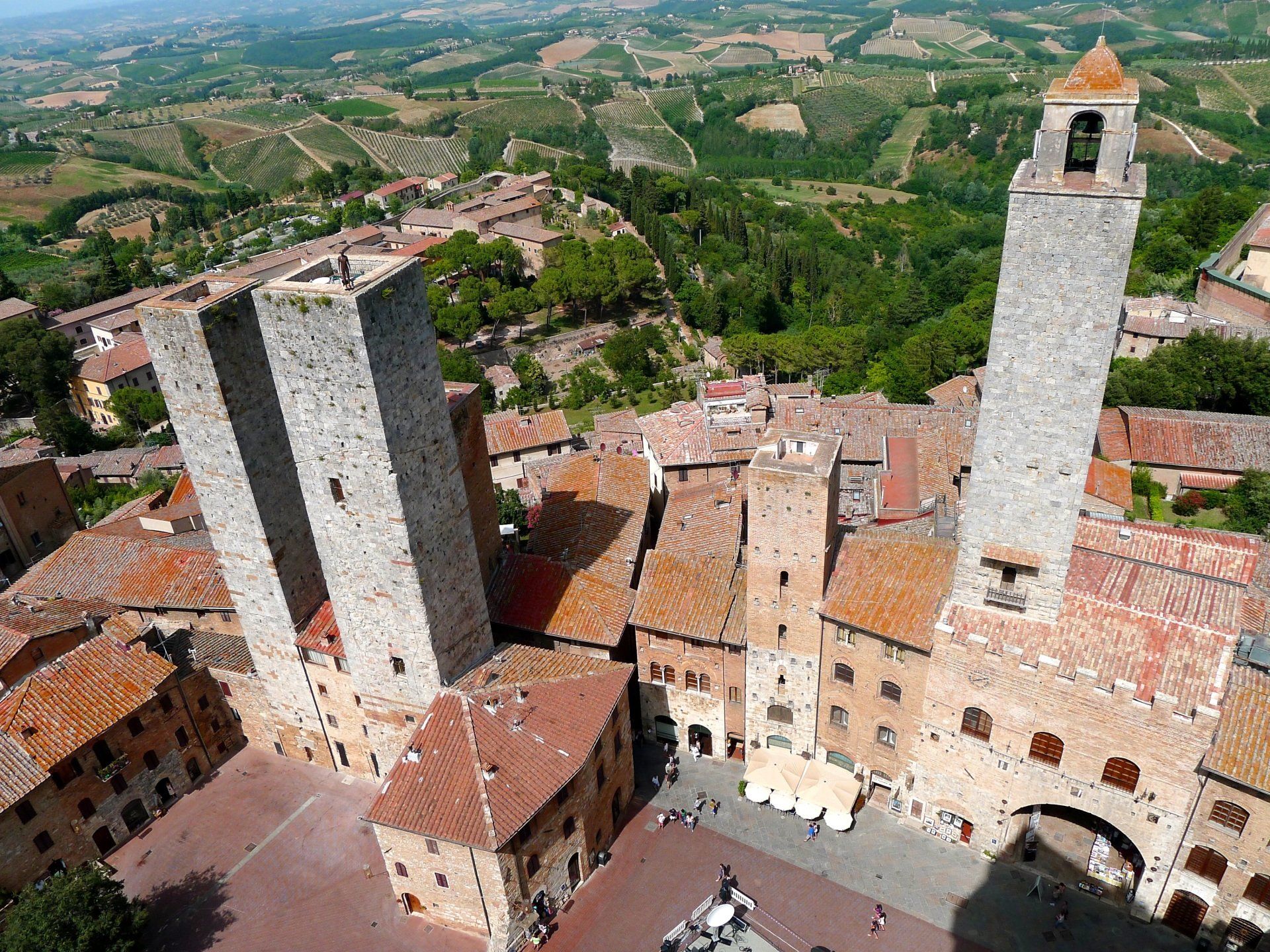 Les tours de San Gimignano en Toscane