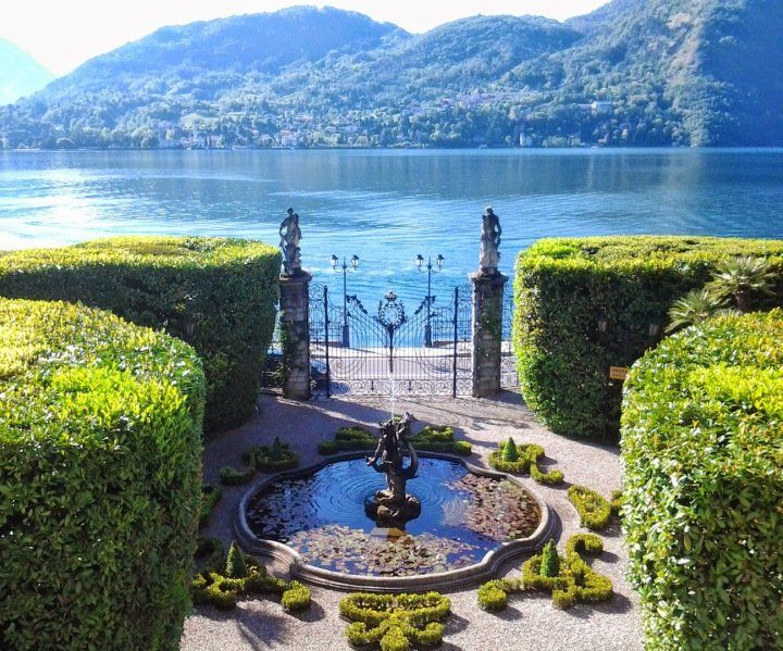 la villa Carlotta et ses jardins au Lac de Côme.