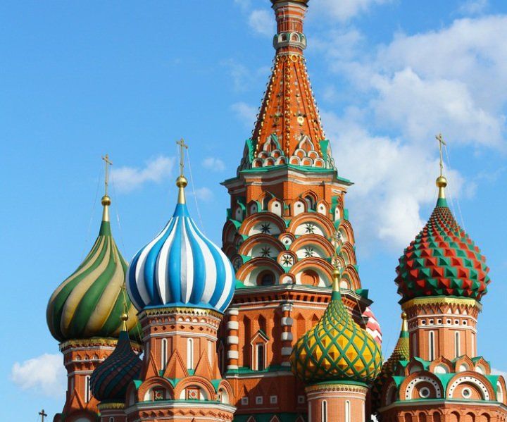 Eglise Saint Basile à Moscou en Russie