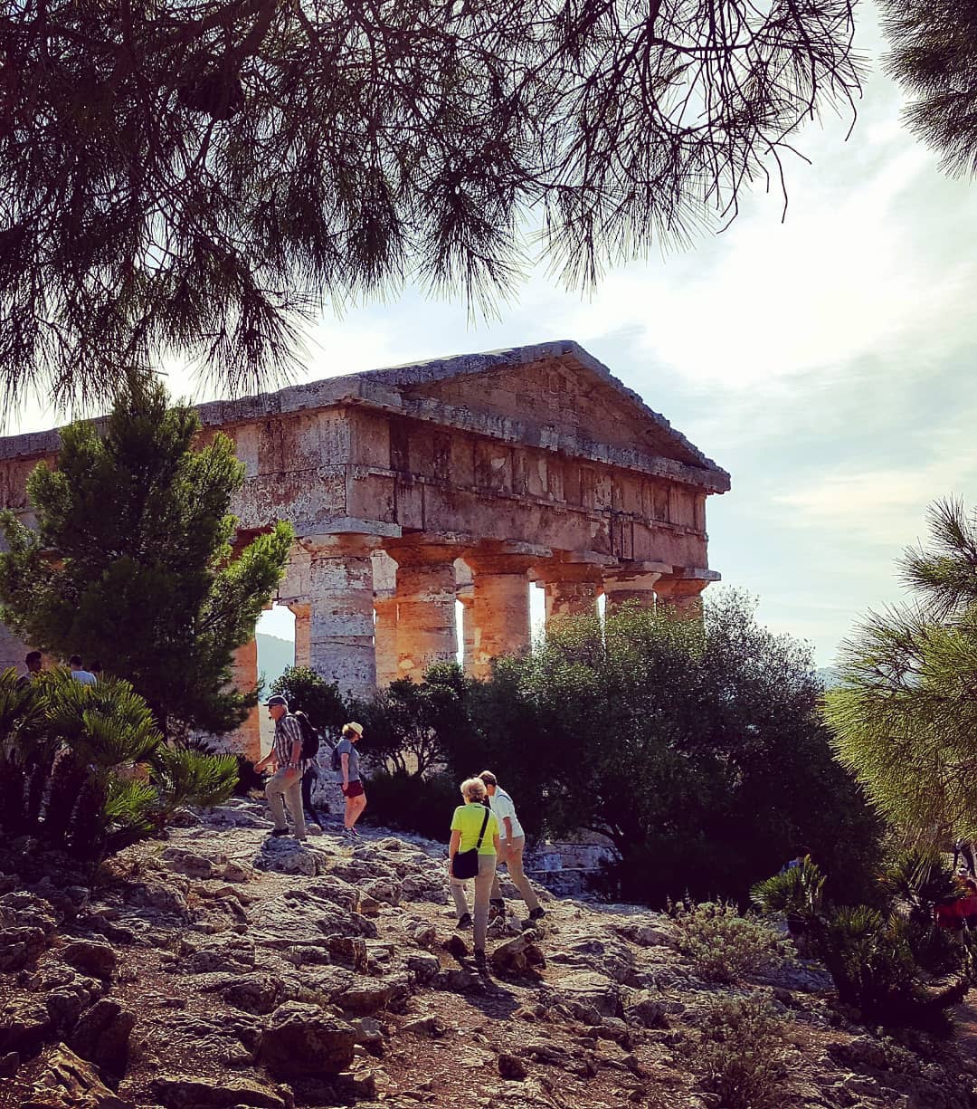 le temple de Ségeste en Sicile