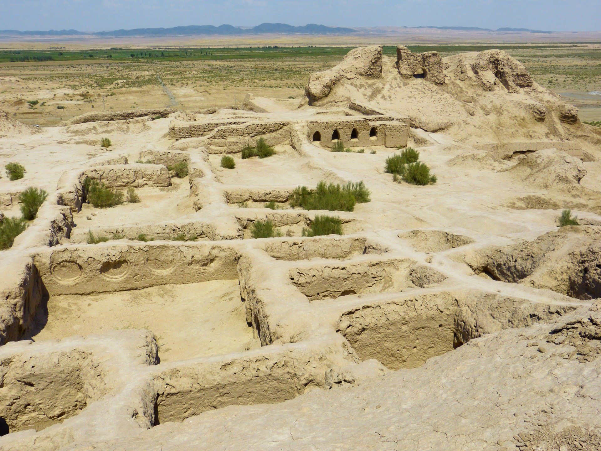 site archéologique en Ouzbékistan