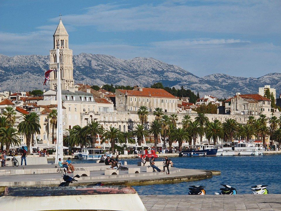 la ville de Split en Croatie