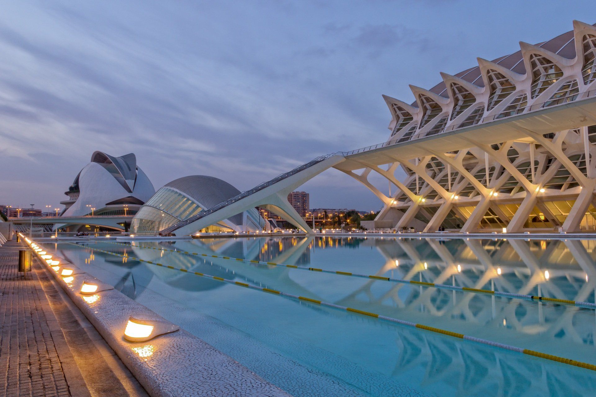 la cité des arts et des sciences à Valence en Espagne