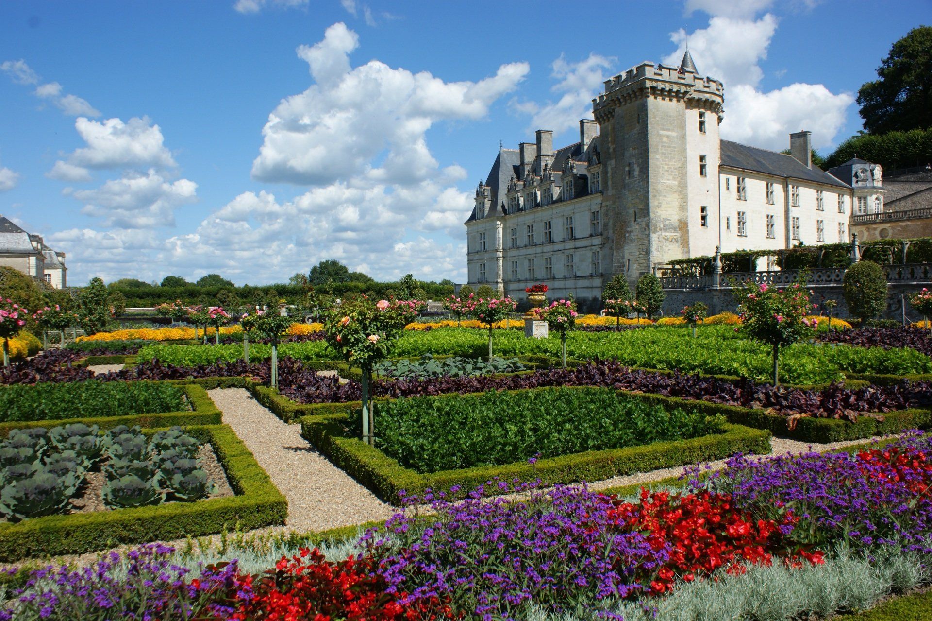 Les jardins du château de Villandry