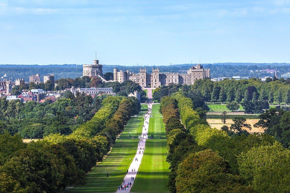 le château des Windsor en Angleterre
