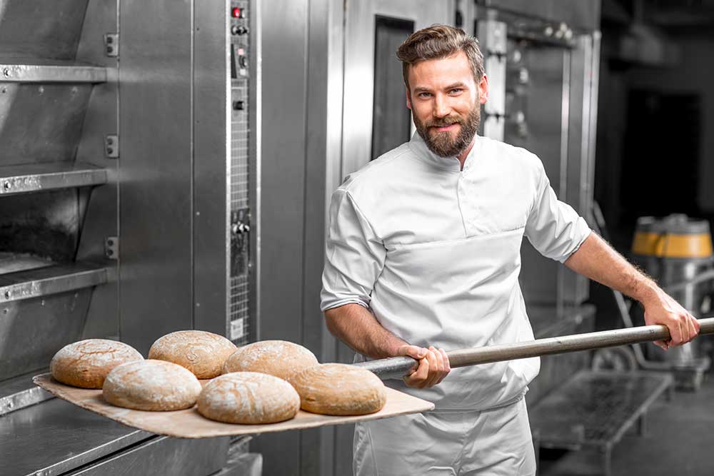Successful High marketing image that draws people in and even makes the bread mouth watering. High lookability image drawing prospects in 24x7, day and night.