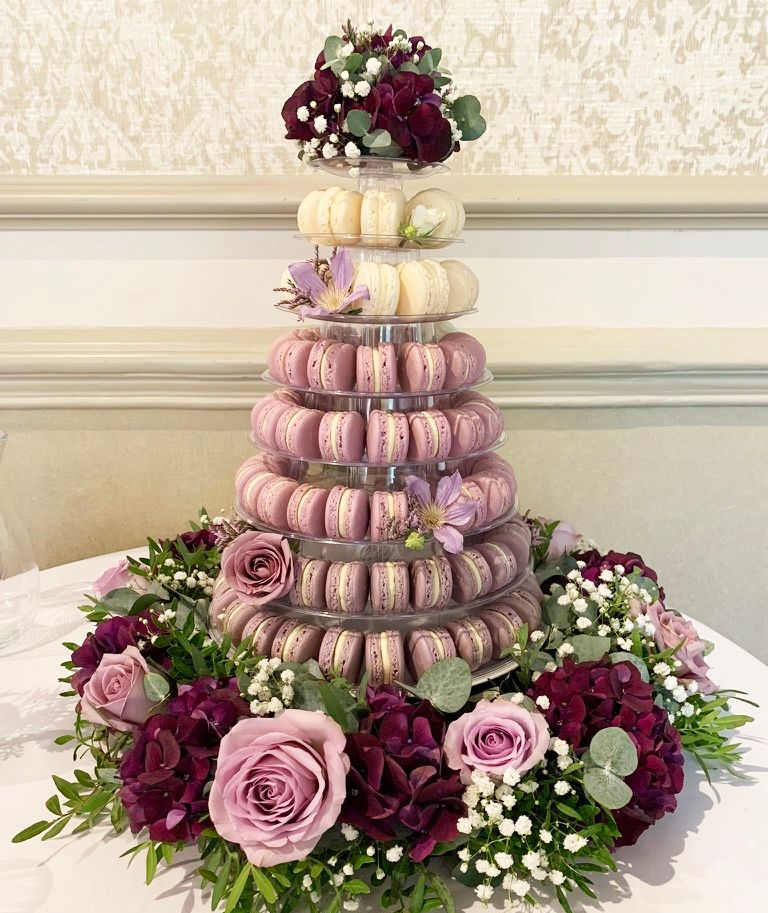 Macaroon Tower in Lilac