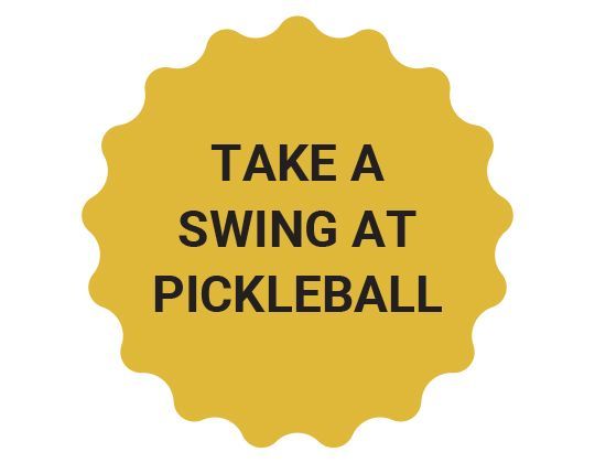 Take a swing at pickleball