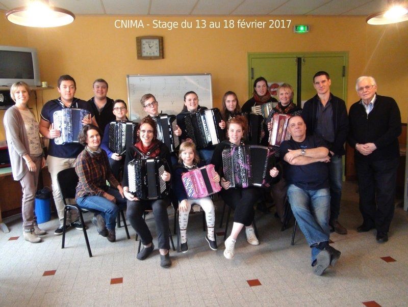 Photo stage Accordéon au CNIMA du 13 au 18 février 2017