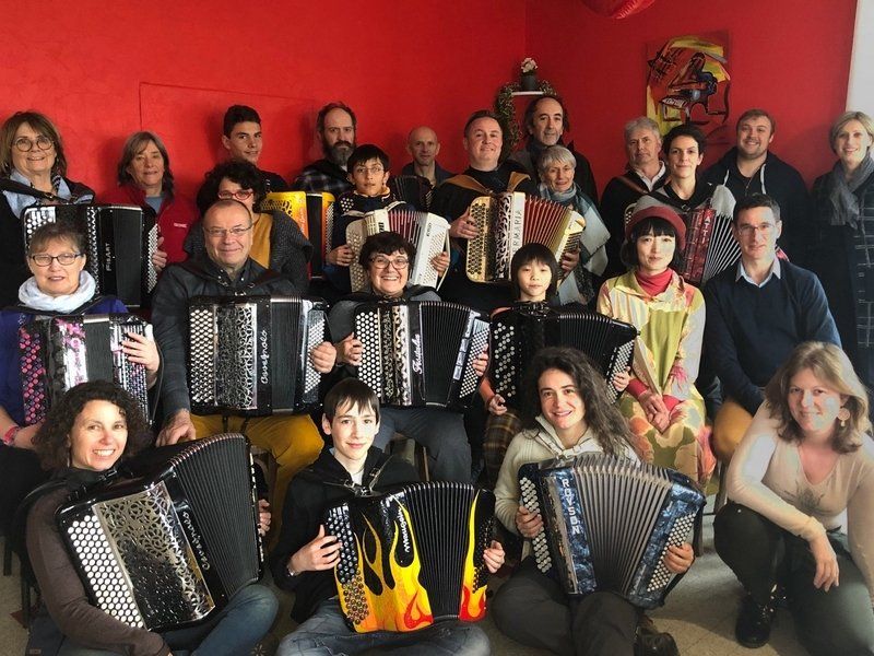 Photo stage Accordéon au CNIMA du 24 au 29 février 2020