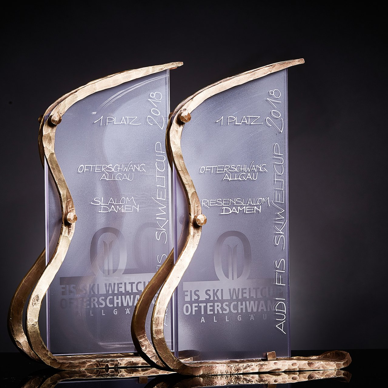Sportpokal, Weltcup Damen, Ofterschwang Sportpokal, Sportskulptur