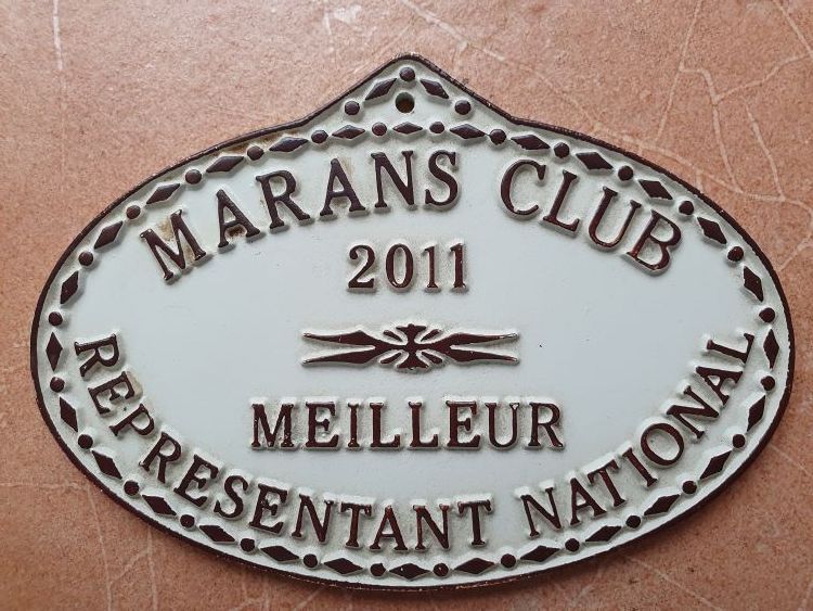 1. Deutscher Bruteiermeister in Frankreich 1. Deutscher Maransbruteier-Meister