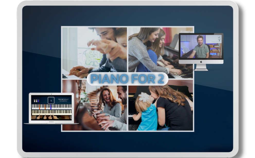 Klicke für mehr Infos Du willst Klavier spielen lernen? Im Onlinekurs Pianofor2 startest gleich zusammen mit deinem Kind oder Freund/in.