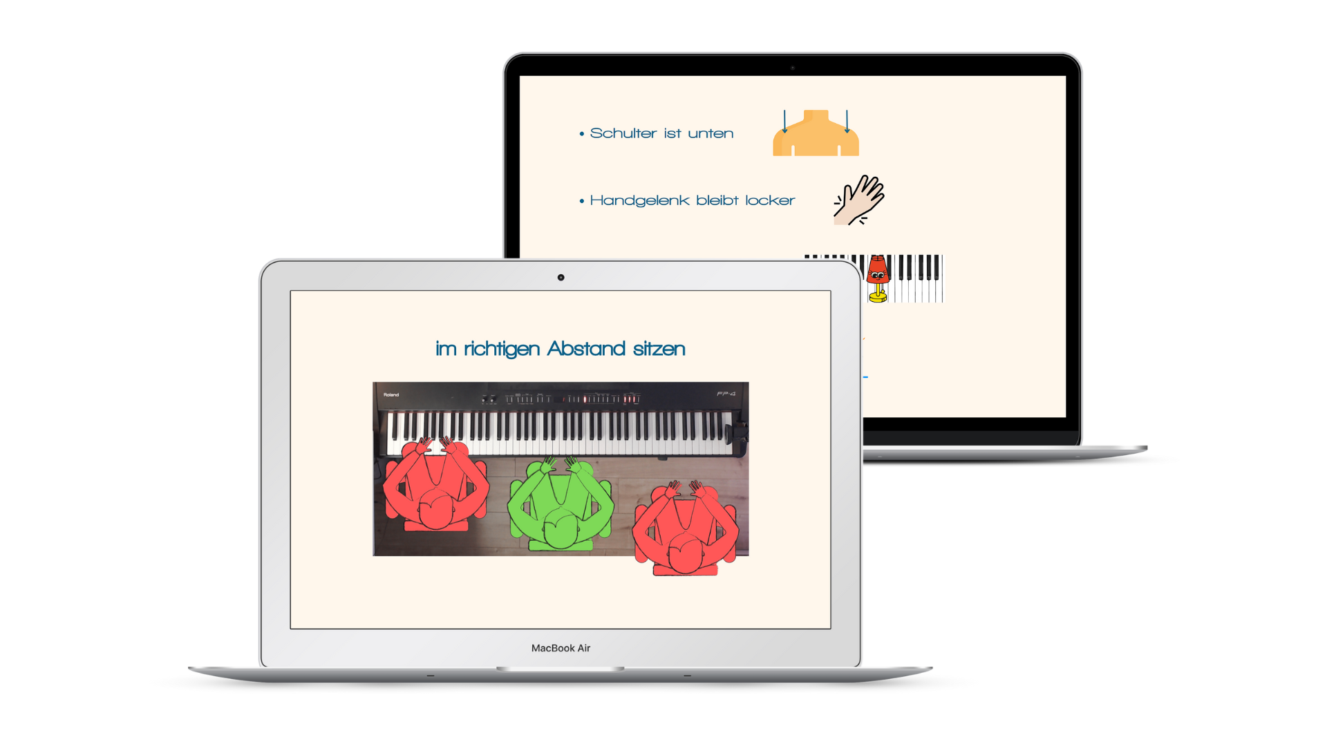 Du willst Klavier spielen lernen? Im Onlinekurs Pianofor2 startest gleich zusammen mit deinem Kind oder Freund/in.