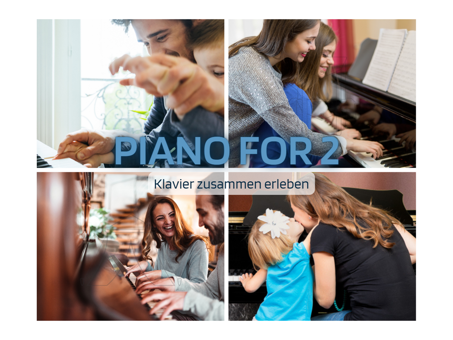 Du willst Klavier spielen lernen? Im Onlinekurs Pianofor2 startest gleich zusammen mit deinem Kind oder Freund/in.