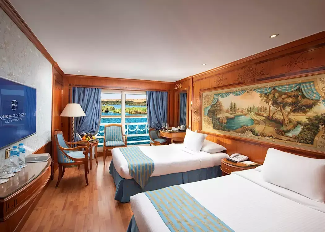 Sonesta St. Georges, Louxor Egypte, croisière sur le Nil, hôtel Deluxe Louxor, agence de voyage Egypte, hôtel vue Nil, hôtel Sonesta, agence de voyage Paris, Nil Louxor, voyage Egypte pas cher, séjour Egypte Nil tout compris,