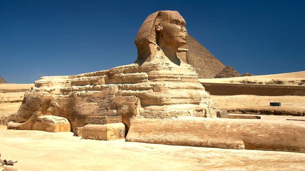 pyramide de Gizeh, Plateau de Gizeh, Caire, Egypte, Sphinx,