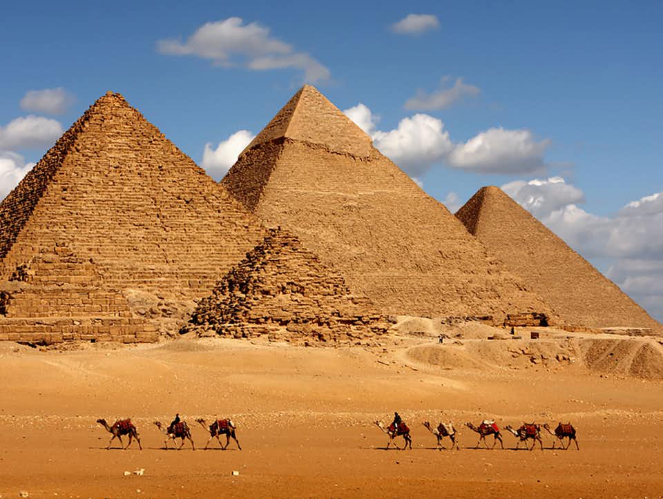 pyramide de Gizeh, Plateau de Gizeh, Caire, Egypte, Sphinx,