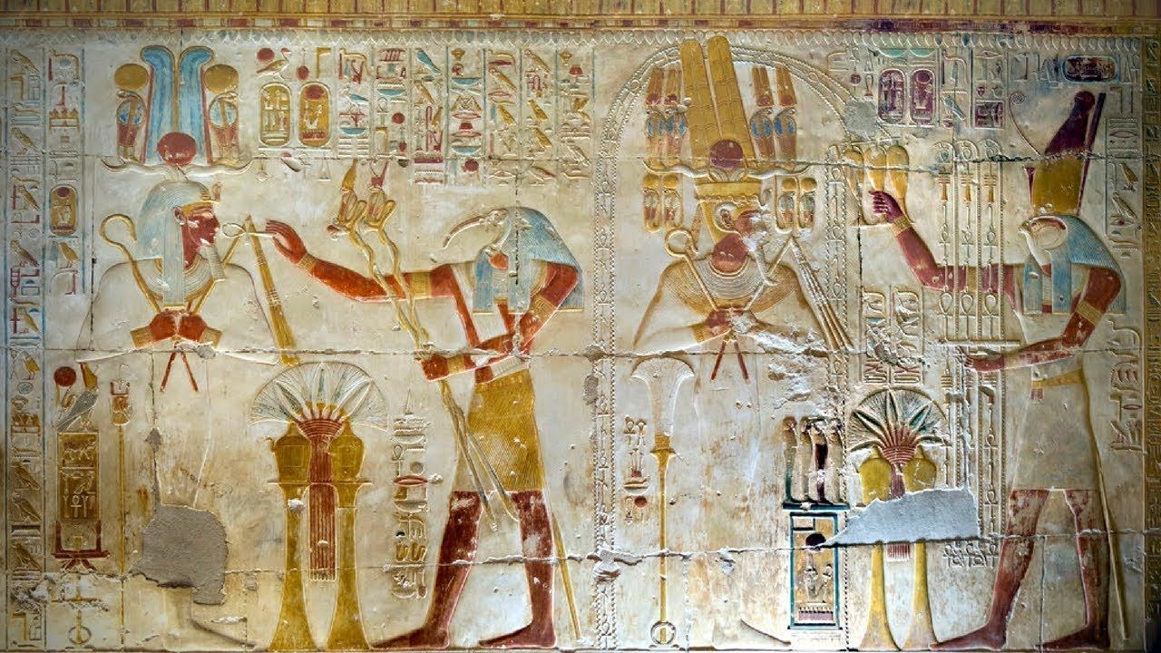 Temple de Abydos, rives du Nil, Croisière sur le Nil, Assouan Egypte, voyage Egypte,