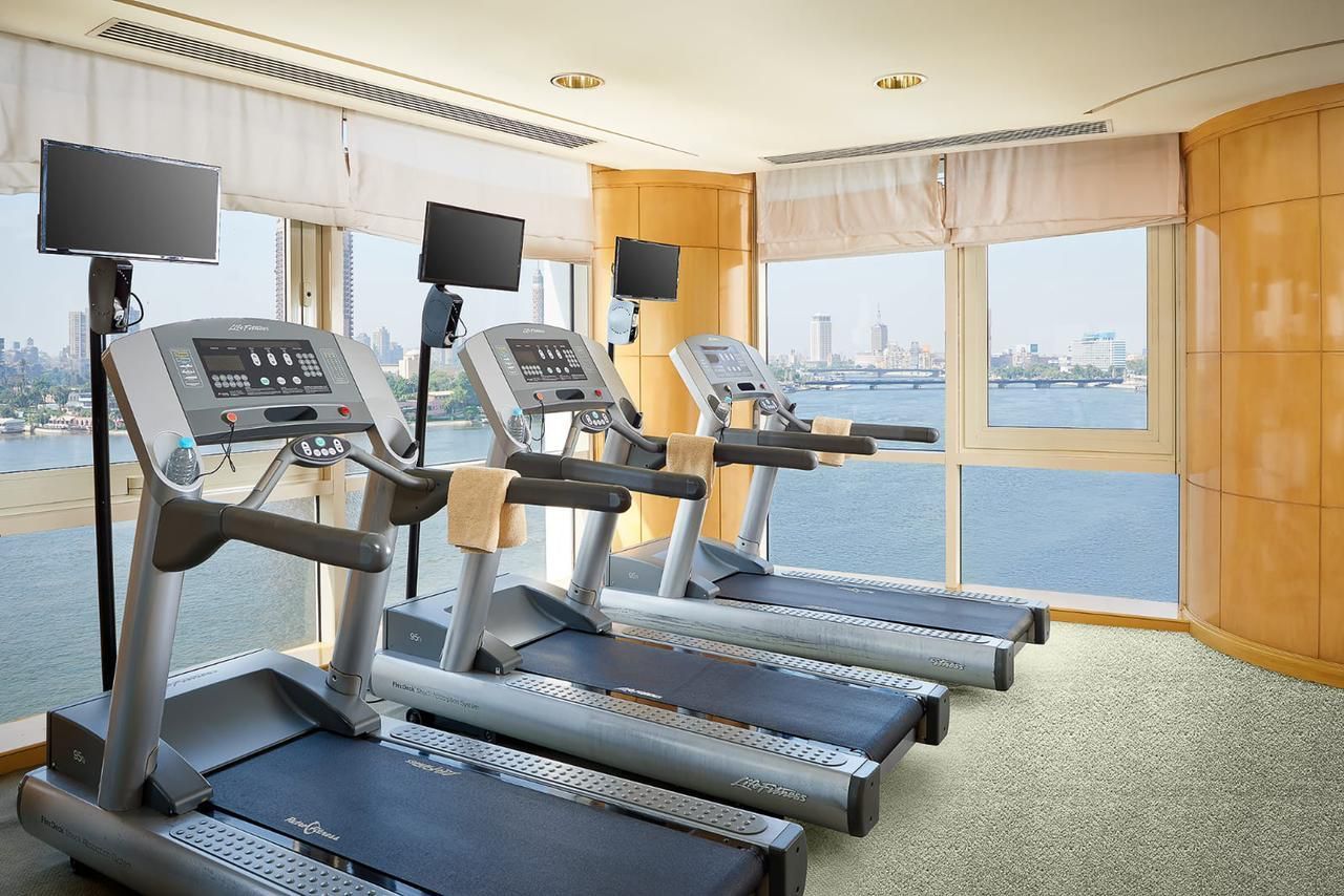 Gym, Grand Nile Tower, Caire, hôtel Deluxe Caire, agence de voyage Egypte, croisière sur le Nil, Voyage Égypte pas cher, séjour Egypte tout compris, hôtel Deluxe Egypte, vue Nil, hôtel sur le Nil,