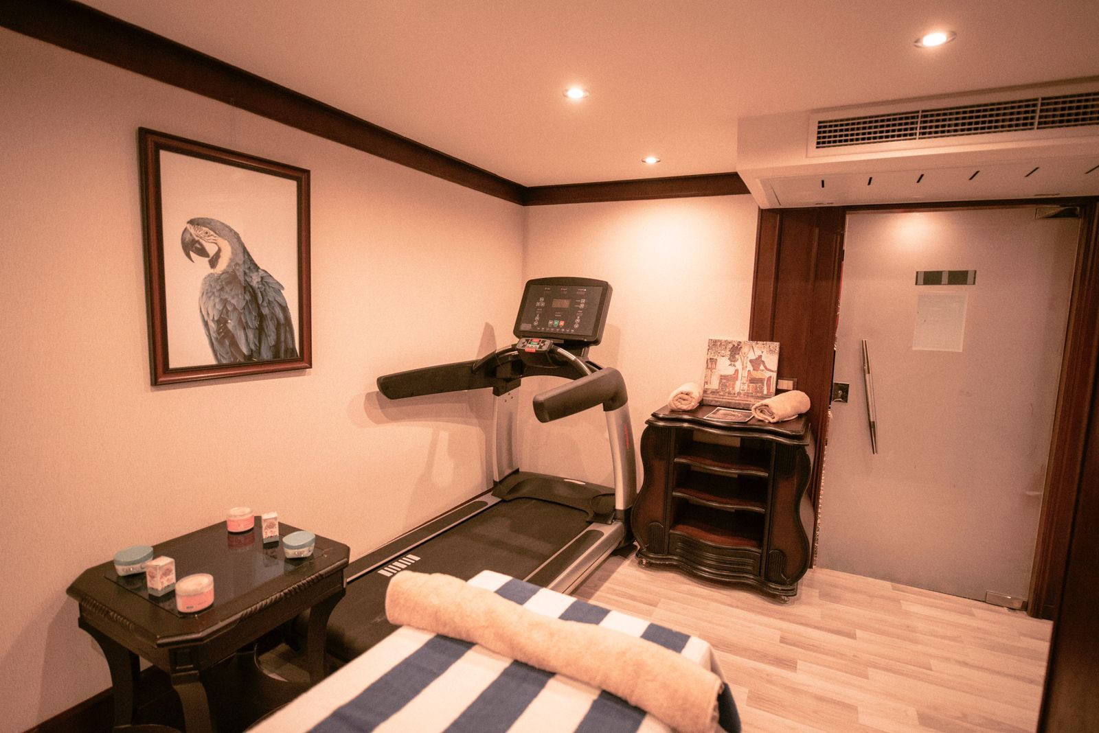 salle de massage, Gym, Spa, Nile Story, Egypt Nile Cruises, croisière sur le Nil, Bateau Deluxe croisière, agence de voyage Egypte, agence de voyage Paris, séjour Egypte tout compris, vue Nil, croisières Nil, Bateau Deluxe Louxor,