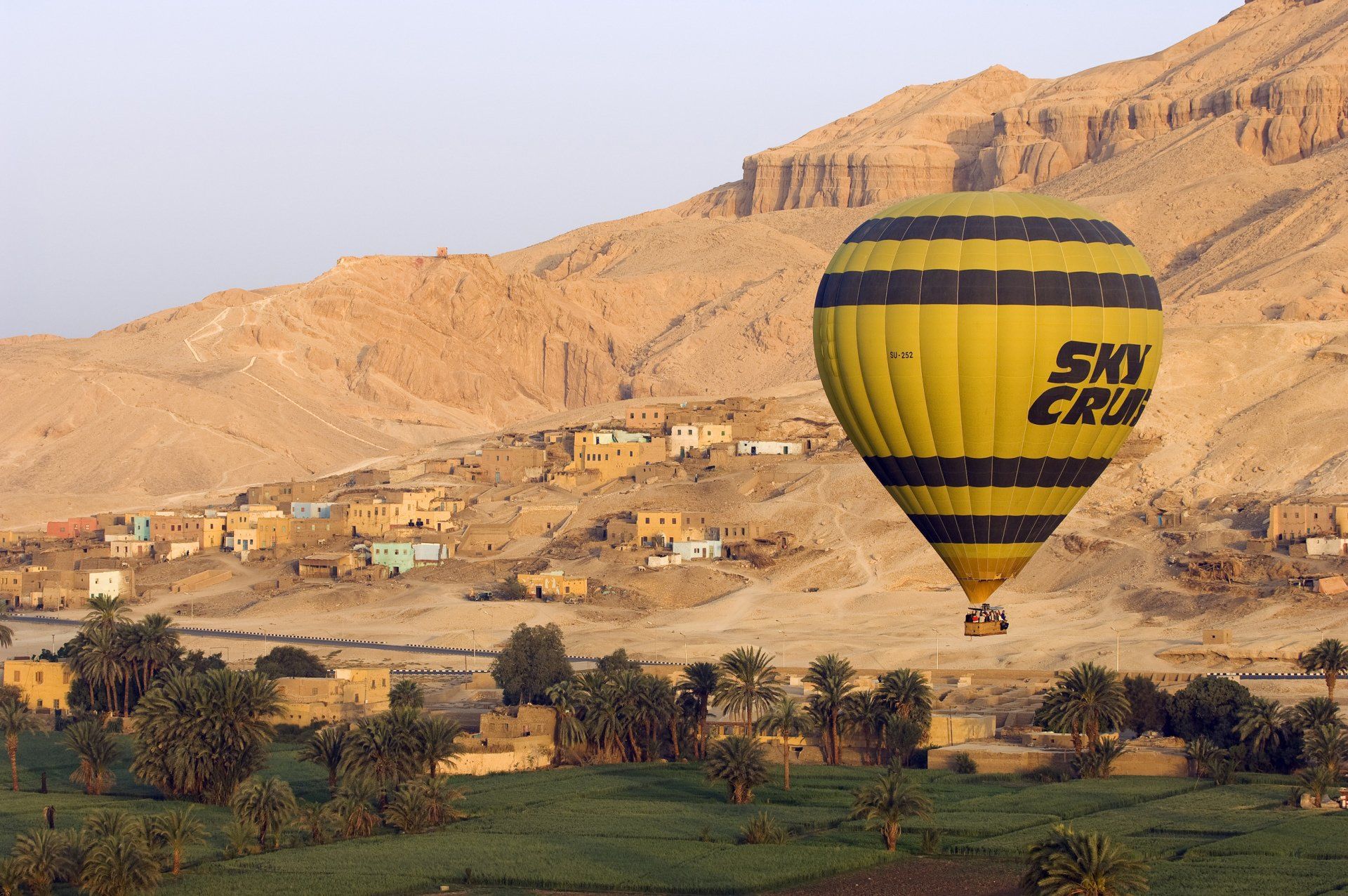 montgolfière Egypte,  Louxor, 