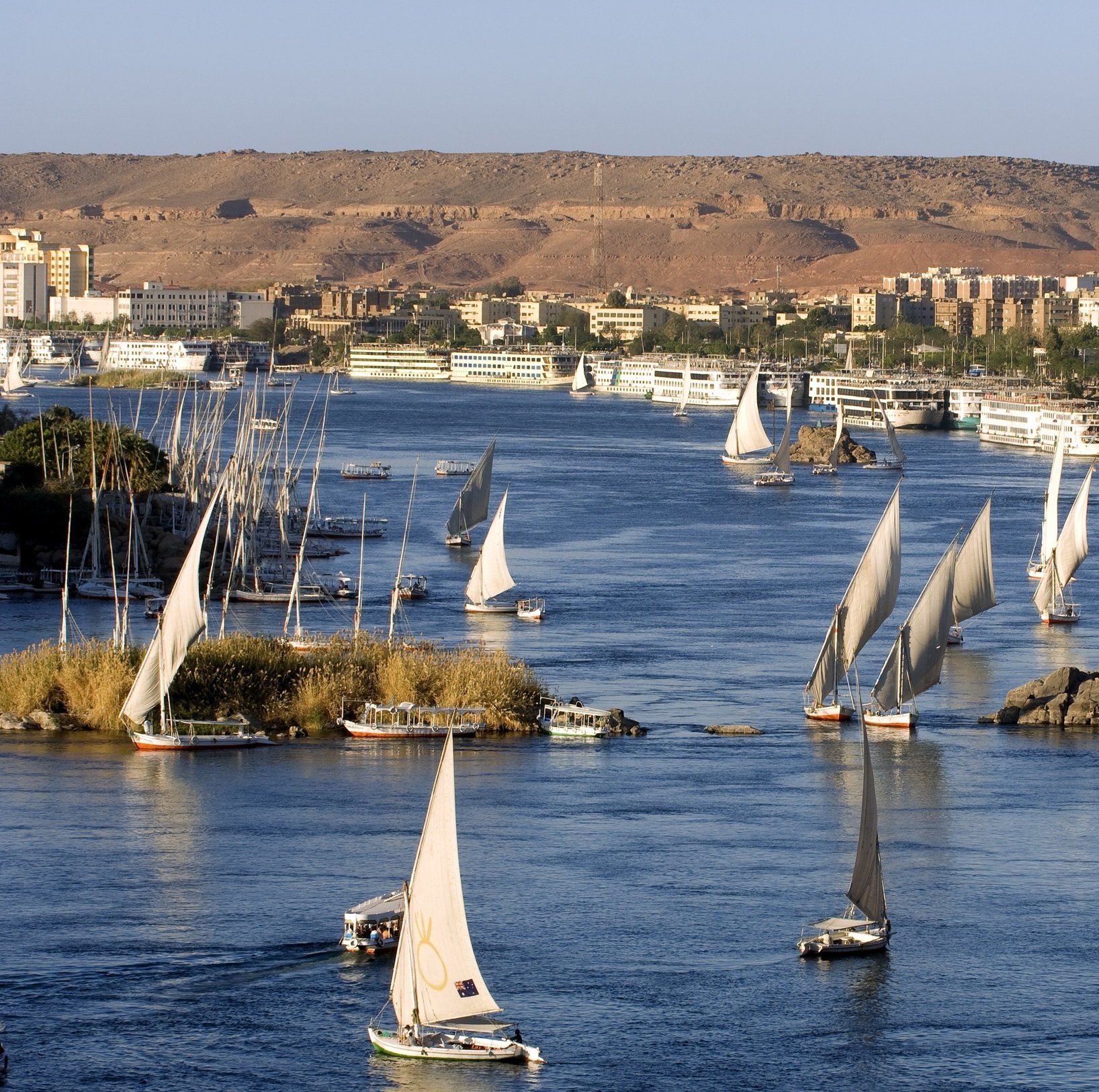 felouques sur le Nil, Felouques Assouan, Croisière sur le Nil, 