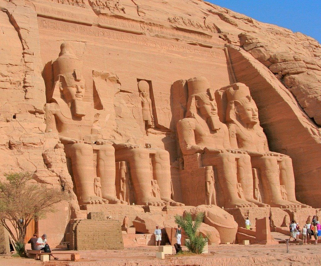 Temple de  Abou Simbel, Assouan Egypte,
