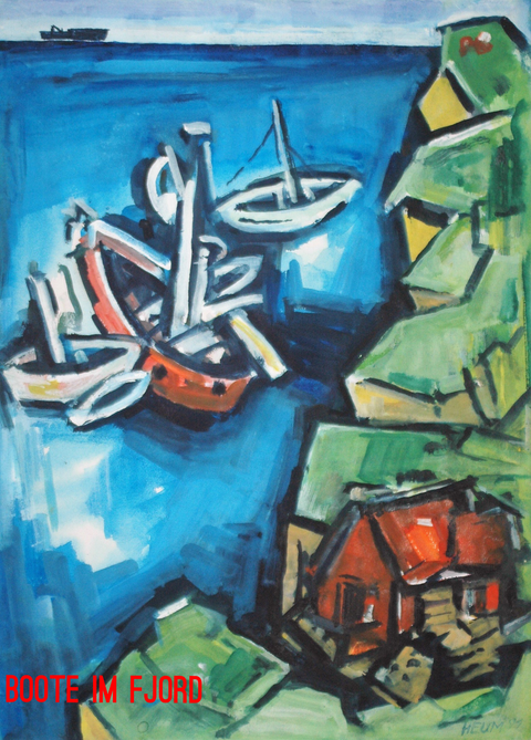Fischerboote im Fjord