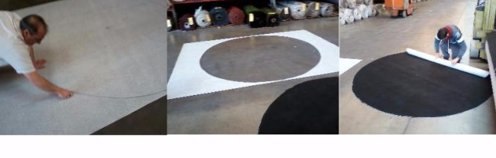 Custom cut carpets, sure we can do that.
