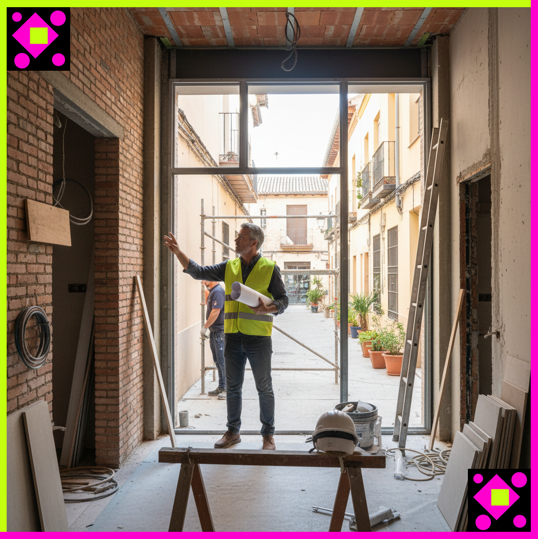 Arquitecto trabajando en Hospitalet de Llobregat