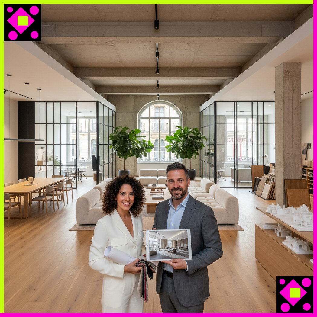 Despacho de decoradores de interior en Barcelona