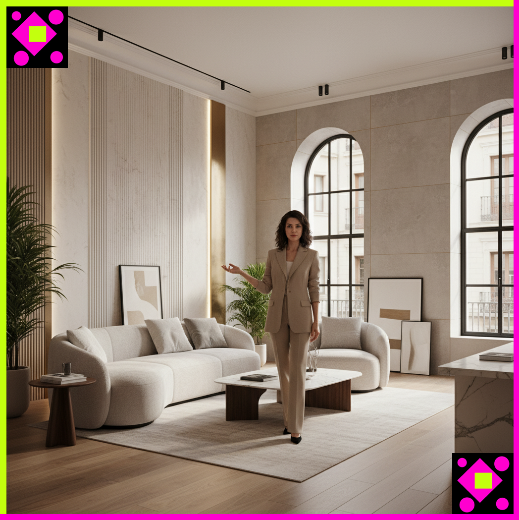 Estilo moderno de decoración de anterior, trabajo realizado por interiorista en Sant Cugat del Vallès