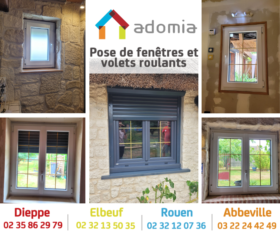 Fenêtres et volets roulants PVC