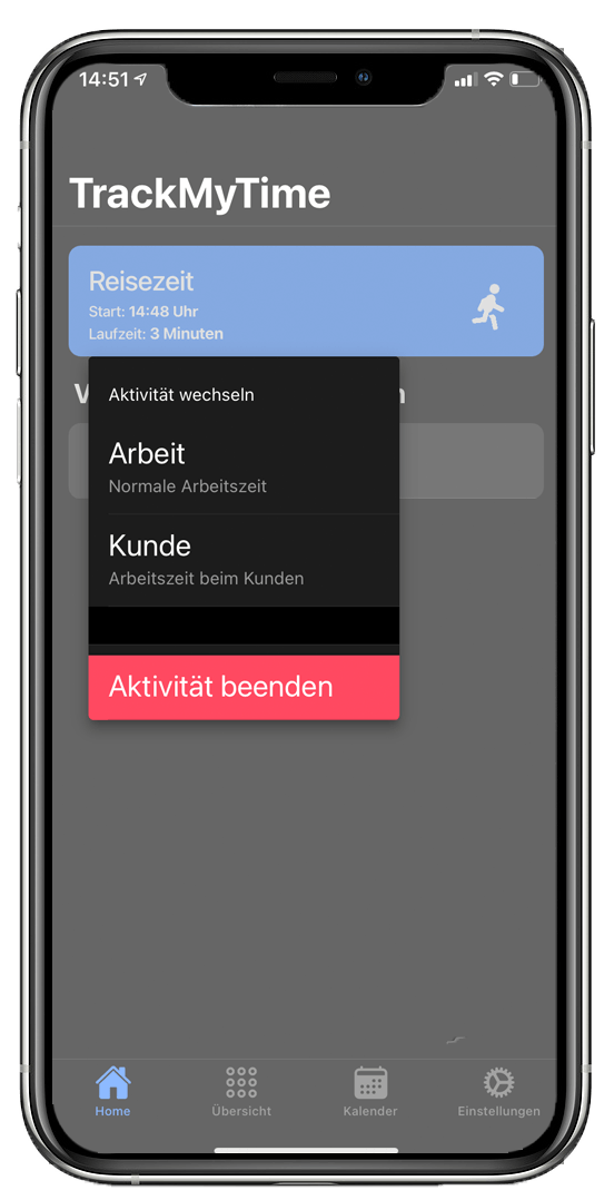 TrackMyTime einrichten