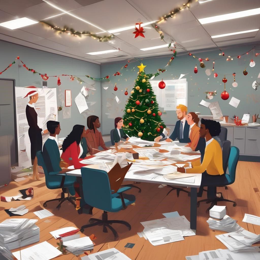 Strategiemeeting im Weihnachtsstress