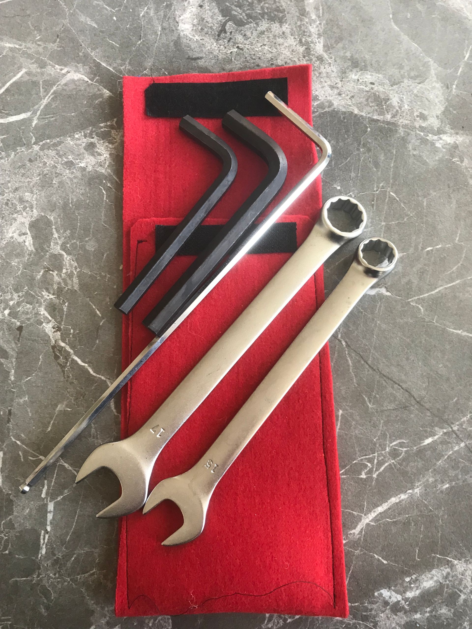 Werkzeugset für Sulky mit Tasche