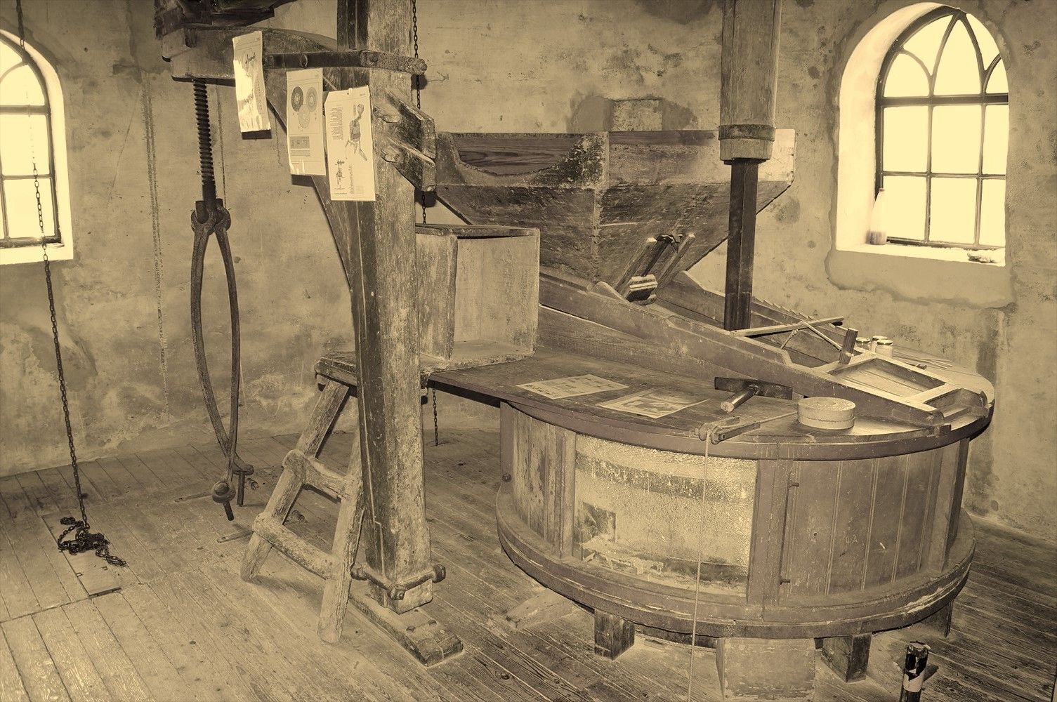 In der Mittel-Etage der Kornmühle In der Mittel-Etage der Kornmühle