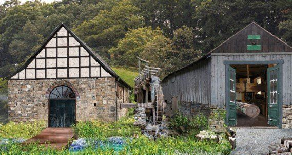 Korn- und Sägemühle in Rumbeck Mühlen-Foto: Jochem Ottersbach