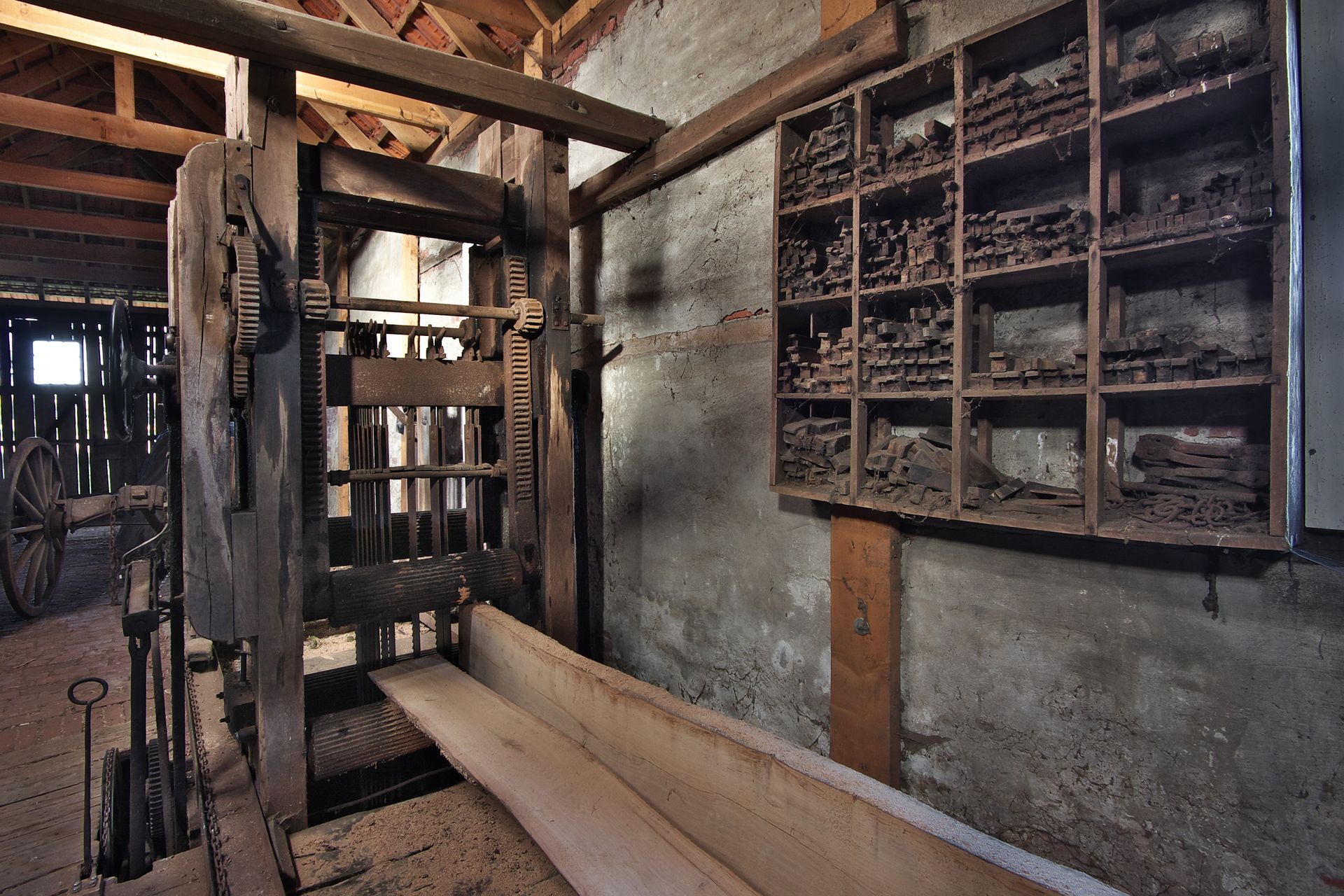 Sägegatter in der Menkemühle (Südlohn) Sägegatter in der Menkemühle (Südlohn)
