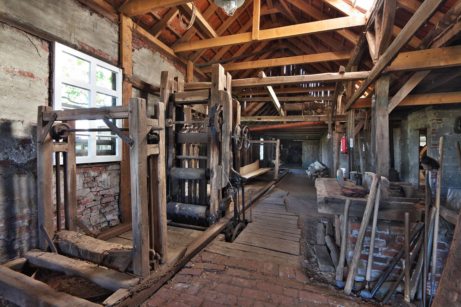Im Inneren der Menkemühle (Südlohn) Im Inneren der Menkemühle (Südlohn)