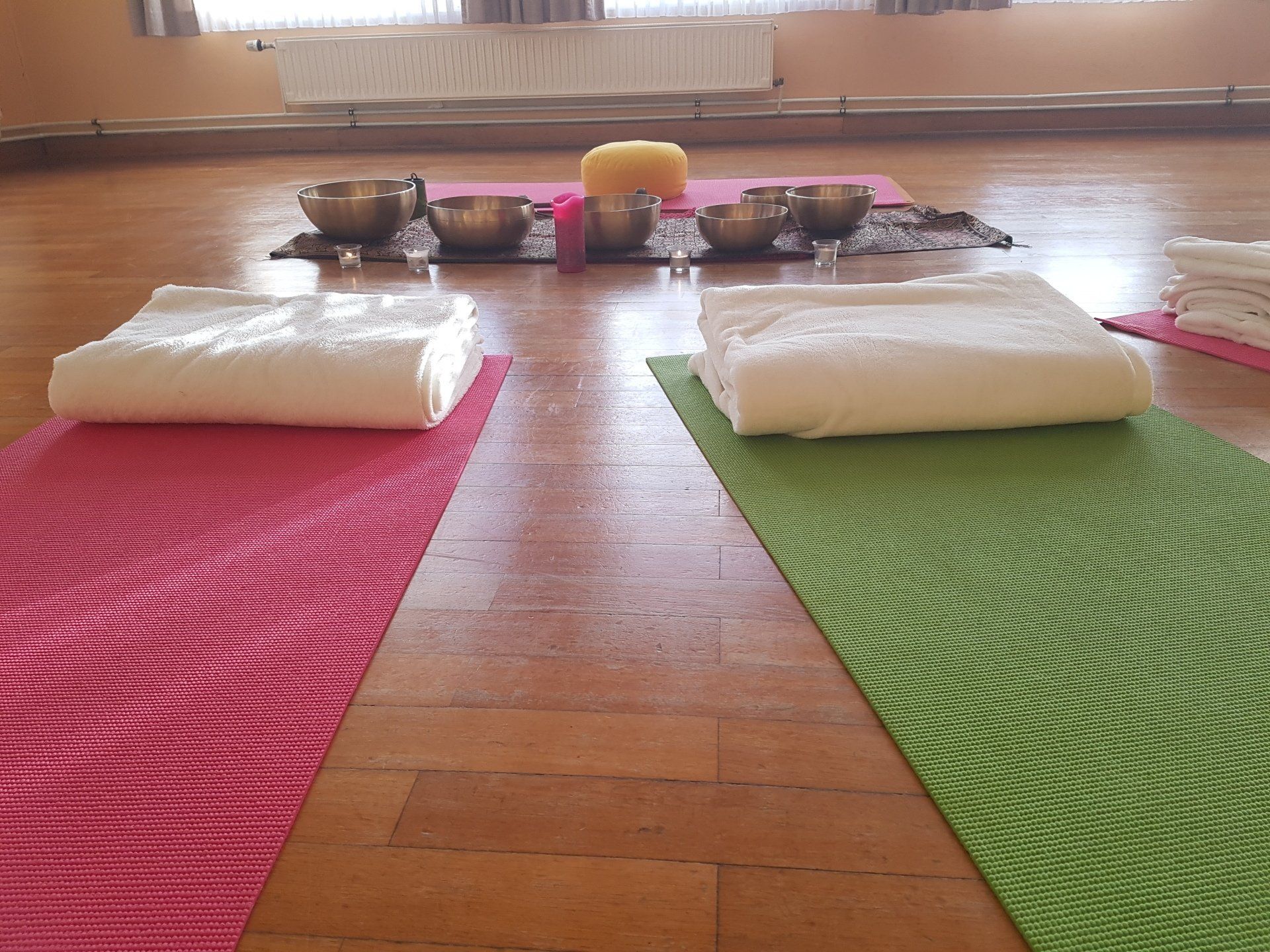 Yogaraum und Klangmeditation