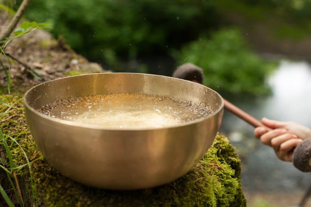 Klangschale für eine Klangmassage