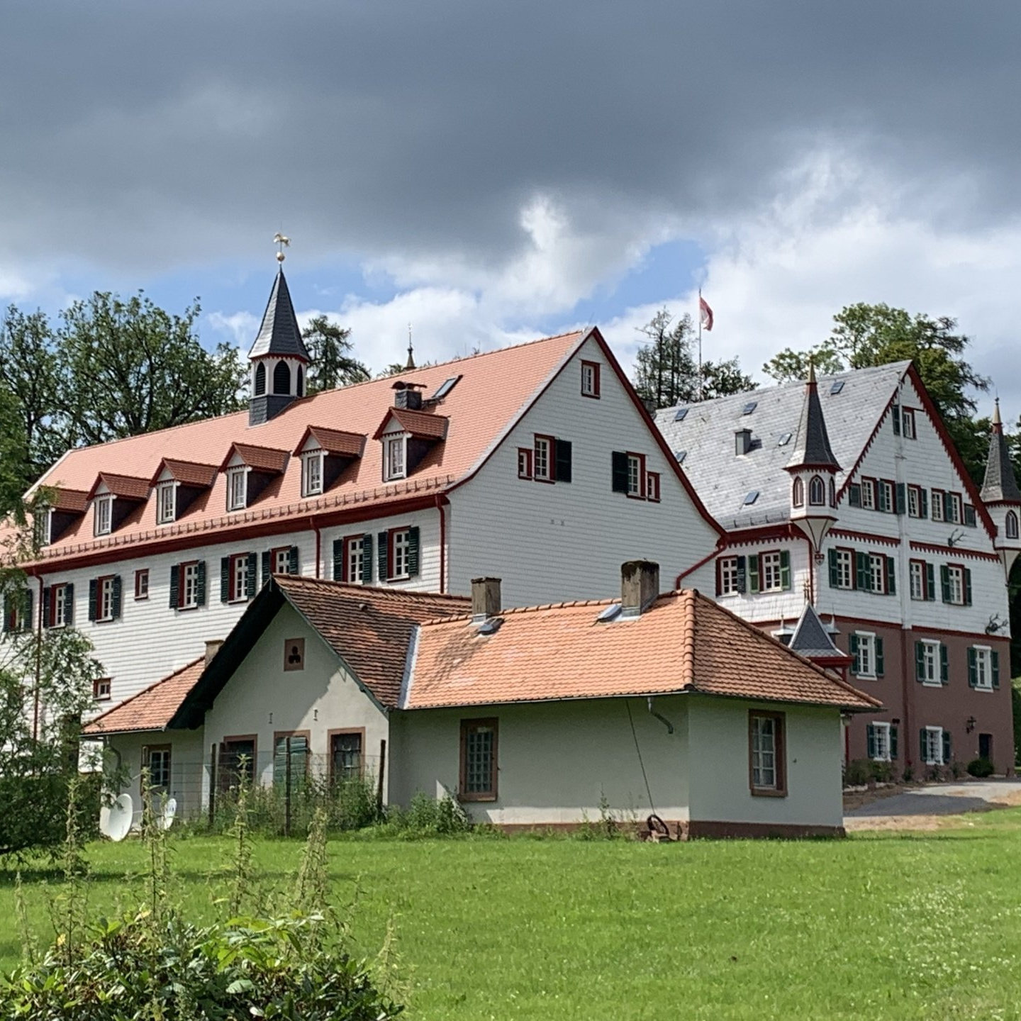 Eulbacher Jagdschloss, Ausgangspunkt der Mountenbiketour