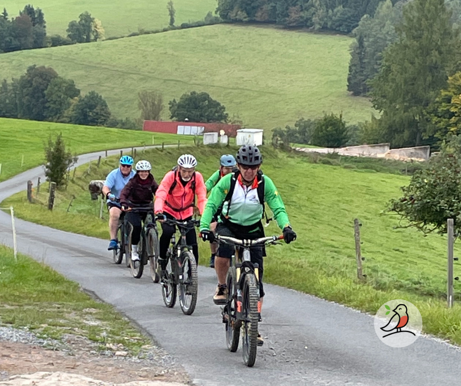 Geführte Mountainbiketour im Odenwald mit netten Leuten
